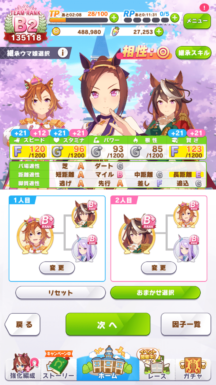 サクラバクシンオー、短距離型