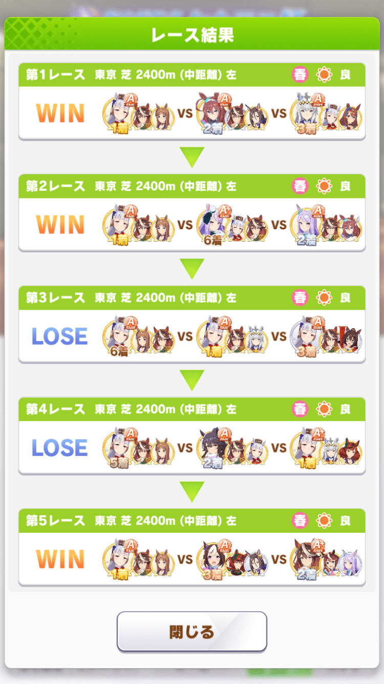 1戦目、18時過ぎ