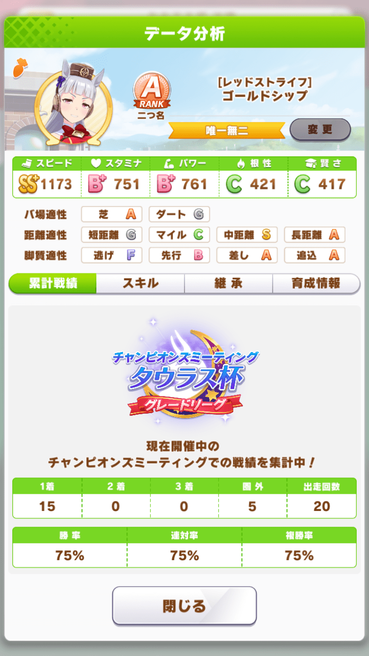 勝率