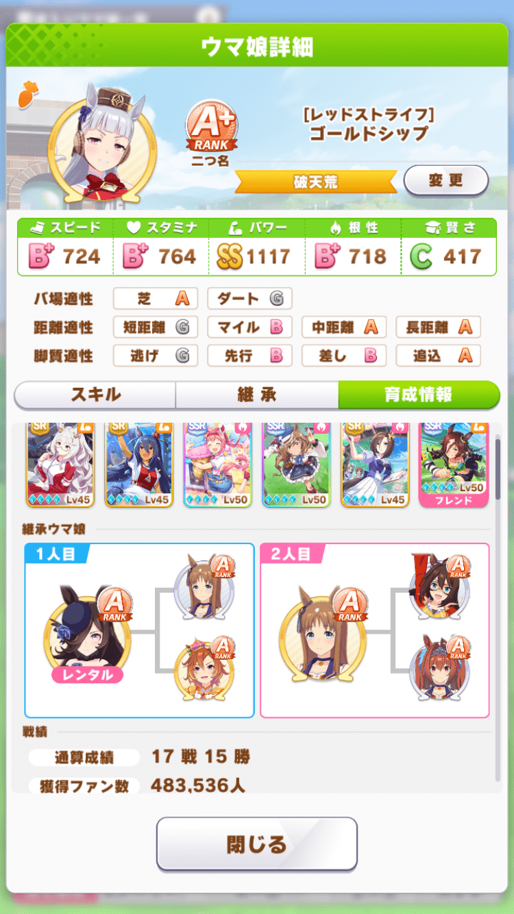 サポートとファン数