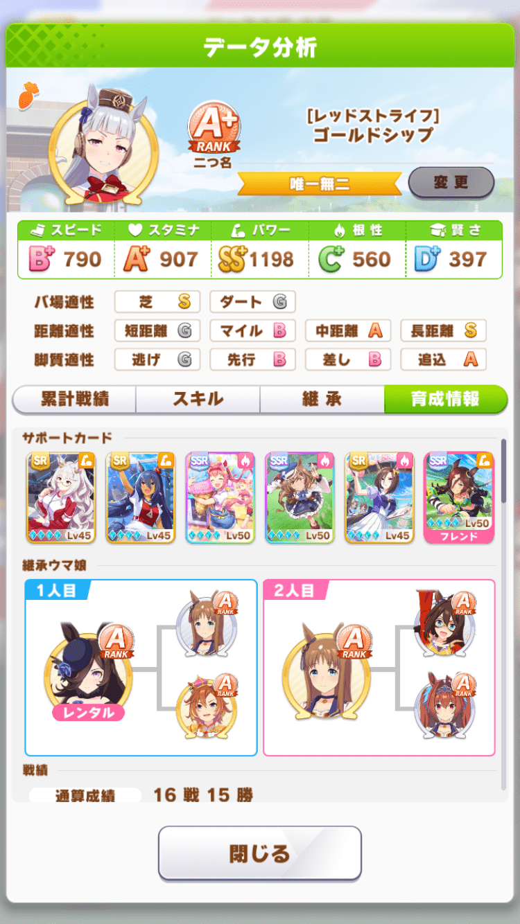 サポート編成