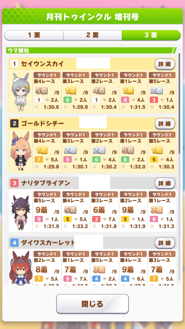 タイム参考1