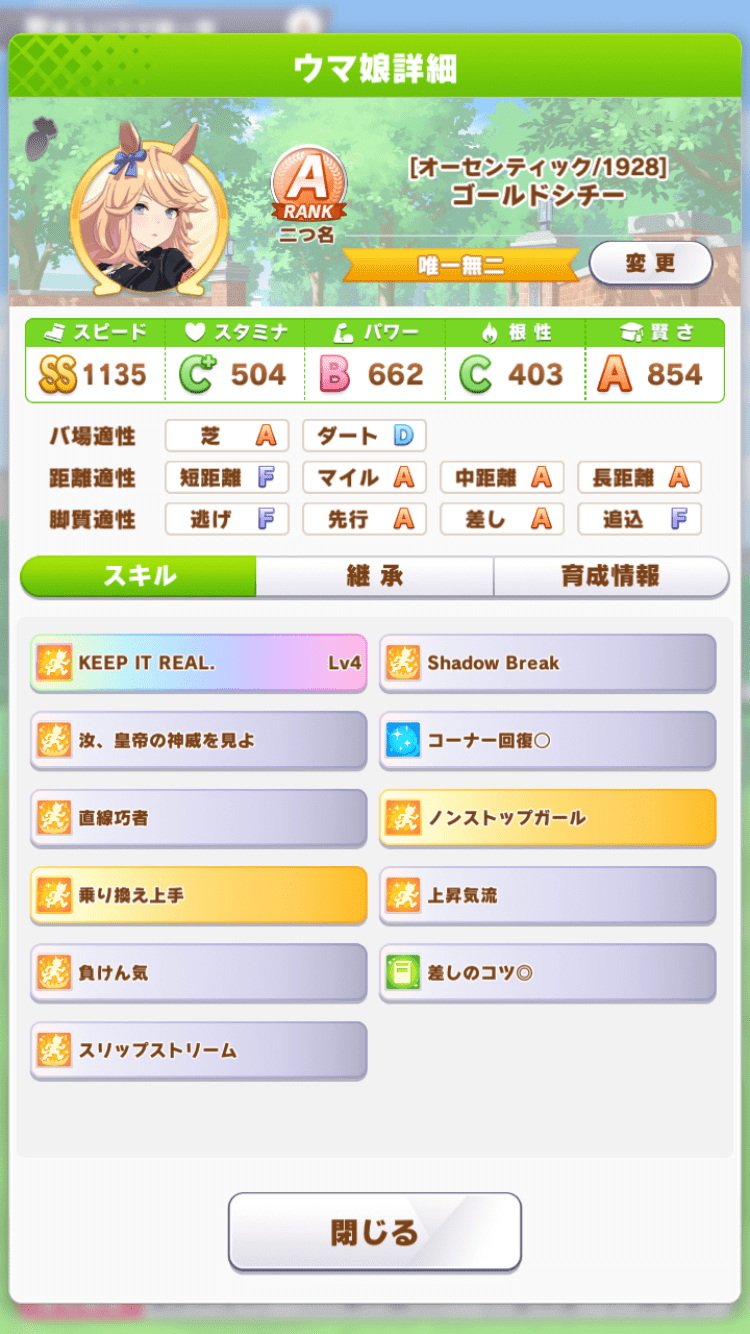育成例